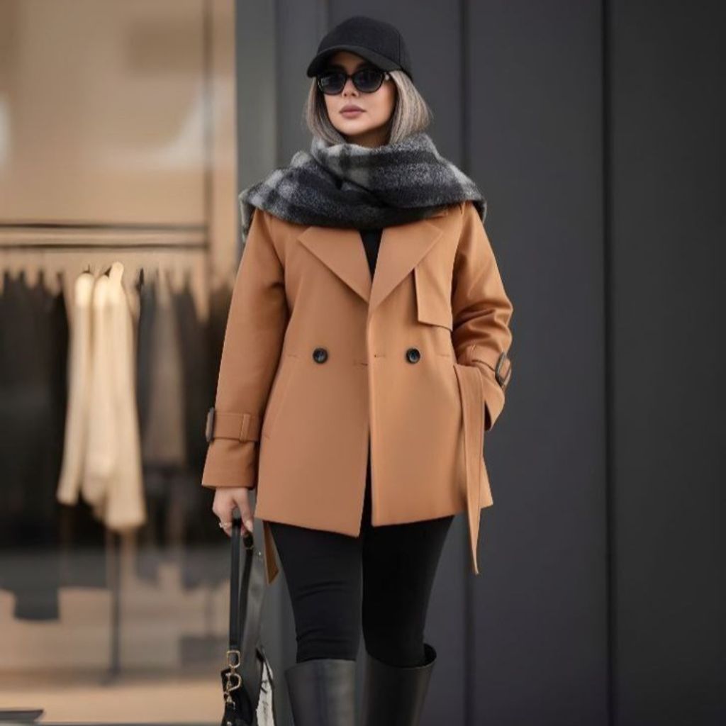 مشخصات پالتو فوتر کوبیده پشمی