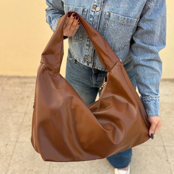 کیف دوشی جادار زنانه و دخترانه مدل کانبو پروانه