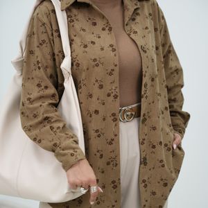 خرید اینترنتی مانتو زنانه پاییزه طرح دلشاد