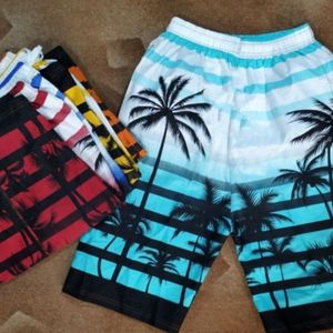 شلوارک بلند مردانه هوای کتان 100/