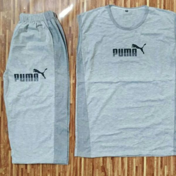 تاپ وشلوارک ملانژ مردانه