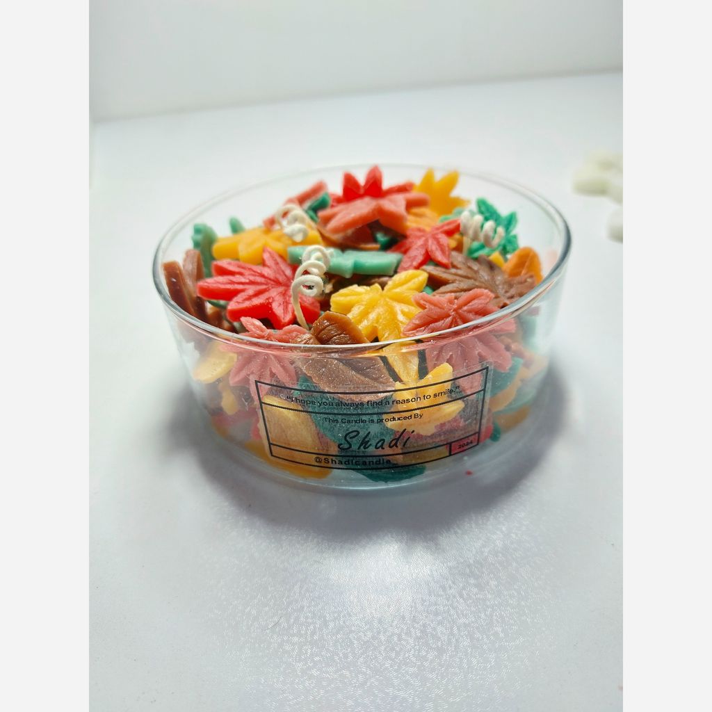 خرید آنلاین شمع جار پاییزی شمع پاییزی 