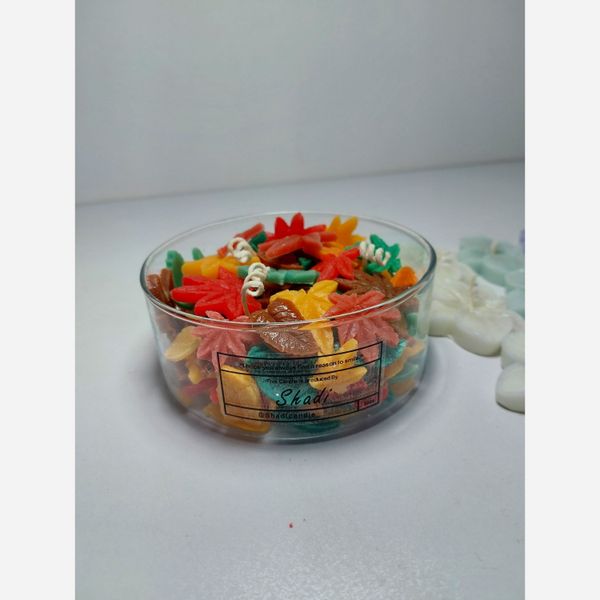 شمع جار پاییزی شمع پاییزی 