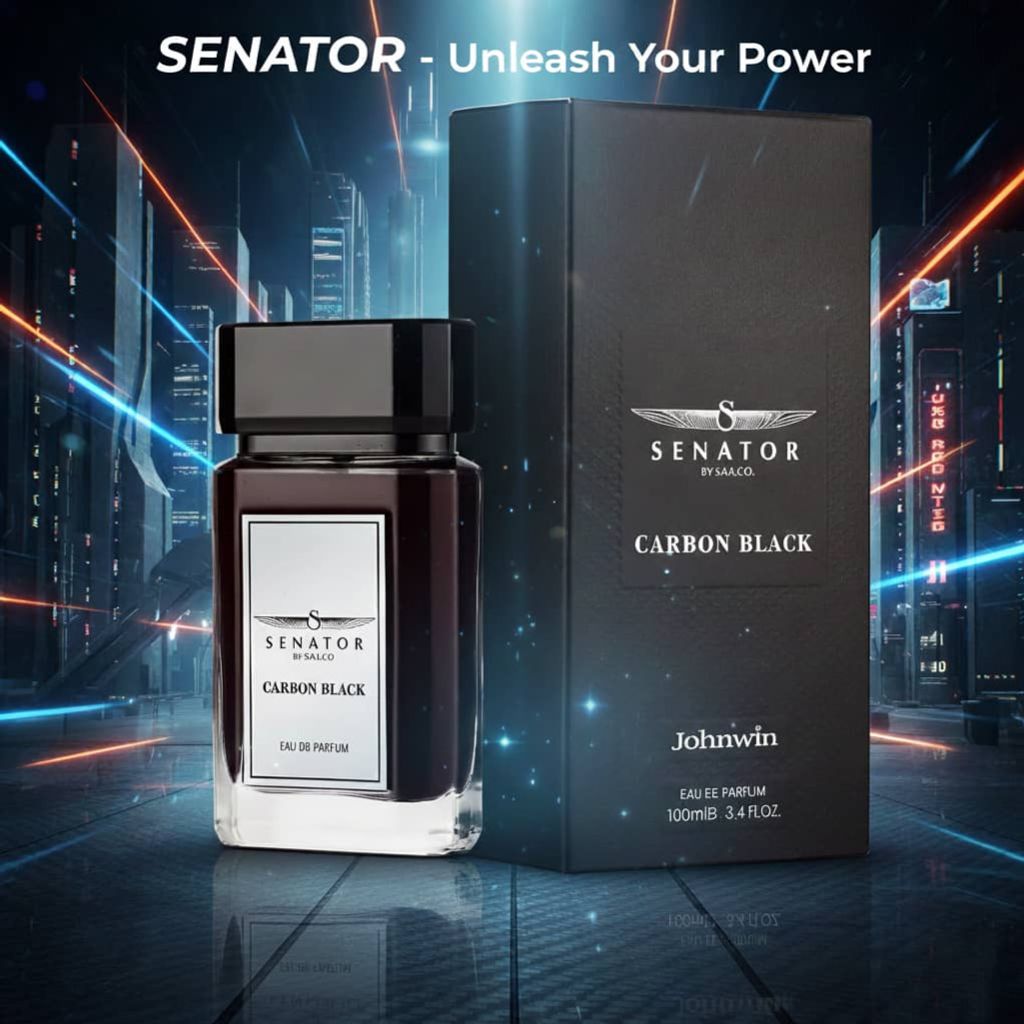 خرید انلاین عطر اصل اماراتی مردانه سناتور کربن بلک جانوین - گرم و تلخ مخصوص فصل پاییز