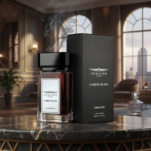 خرید آنلاین عطر اصل اماراتی مردانه سناتور کربن بلک جانوین - گرم و تلخ مخصوص فصل پاییز