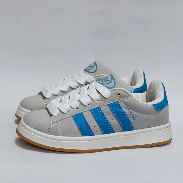 کتونی آدیداس کامپوس طوسی آبی کیفیت بالا Adidas Campus