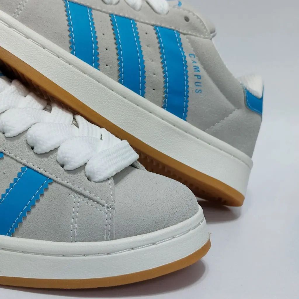 خرید آنلاین کتونی آدیداس کامپوس طوسی آبی کیفیت بالا Adidas Campus