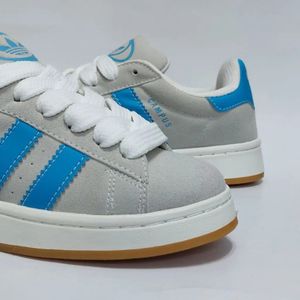 خرید انلاین کتونی آدیداس کامپوس طوسی آبی کیفیت بالا Adidas Campus