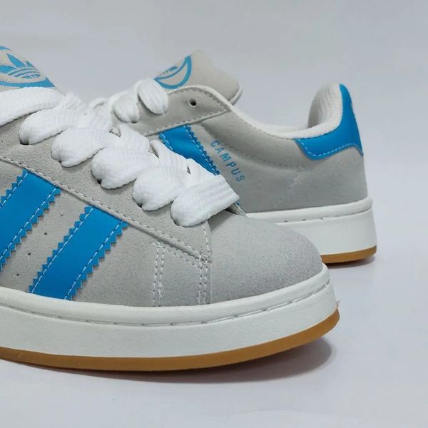 کتونی آدیداس کامپوس طوسی آبی کیفیت بالا Adidas Campus