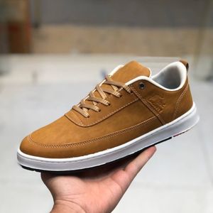 قیمت کفش چرم مردانه لاگوست رنگ عسلی دور دوخت