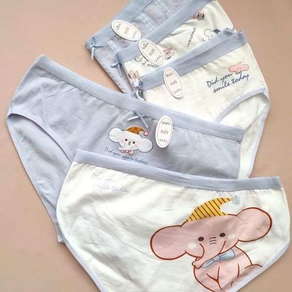 شورت عروسکی زنانه طرح فیل بسته 5 عددی