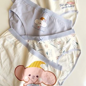 فروش اینترنتی شورت عروسکی زنانه طرح فیل بسته 5 عددی