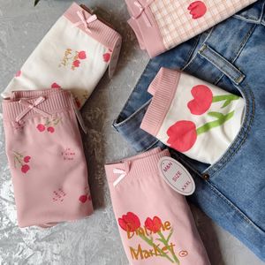 شورت عروسکی زنانه طرح گل بسته 5 عددی