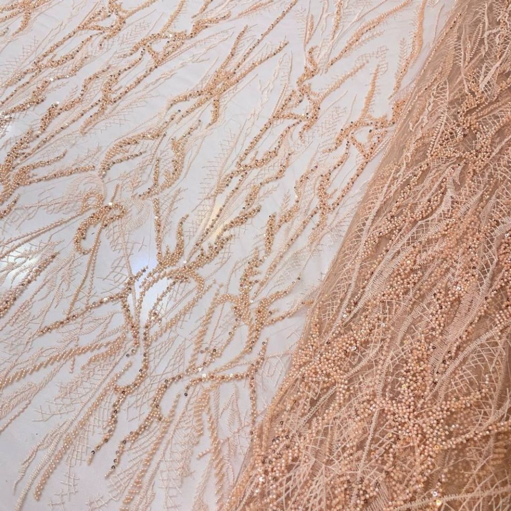 فروش اینترنتی پارچه توری مجلسی ابریشم دوزی5