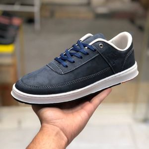 خرید اینترنتی کفش چرم مردانه لاگوست سورمه ای دور دوخت