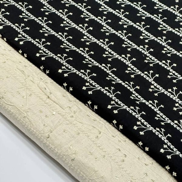 پارچه لنین سوزن دوزی