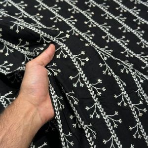 خرید آنلاین پارچه لنین سوزن دوزی