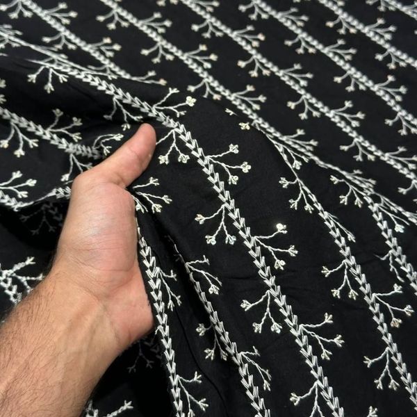 پارچه لنین سوزن دوزی