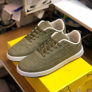 قیمت ارزان کفش چرم مردانه لاگوست زیتونی دور دوخت