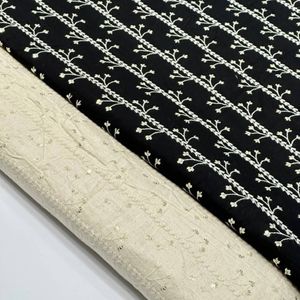 پارچه لنین سوزن دوزی جدید