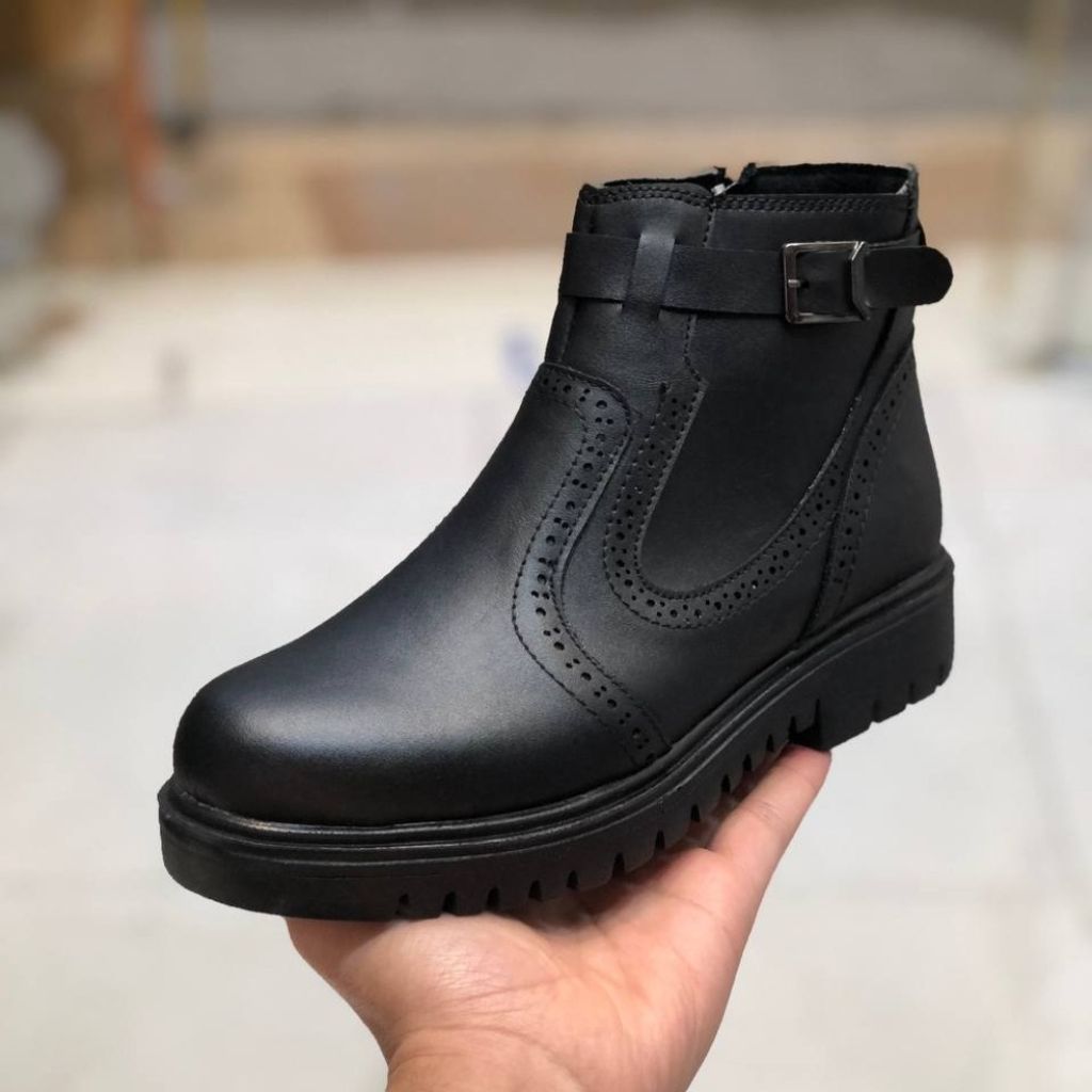 قیمت کفش نیم بوت زنانه مدل پالت مشکی