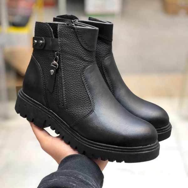 کفش نیم بوت زنانه مدل پالت مشکی