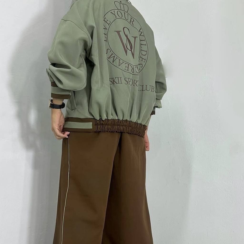 فروش اینترنتی ست دوتیکه کتان مخملی ترک( بامبر جکت،شلوار)