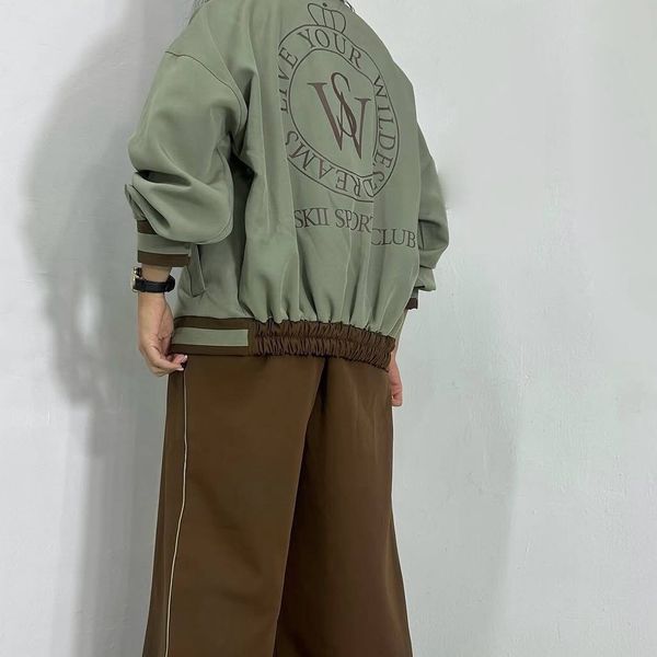 ست دوتیکه کتان مخملی ترک( بامبر جکت،شلوار)