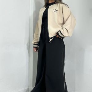 خرید آنلاین ست دوتیکه کتان مخملی ترک( بامبر جکت،شلوار)