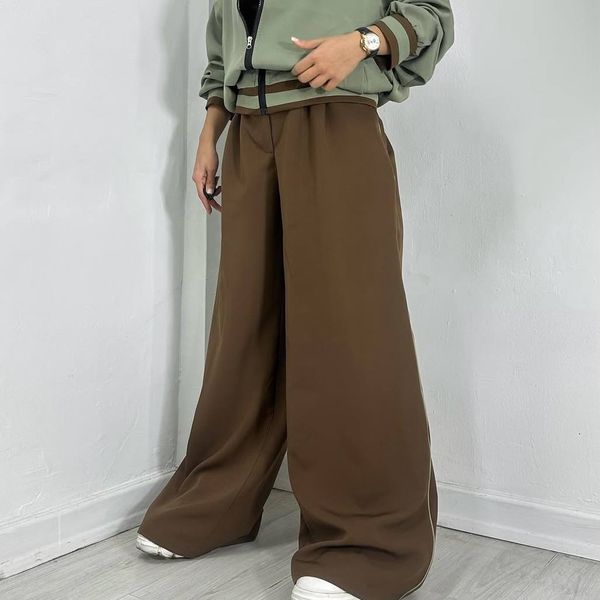 ست دوتیکه کتان مخملی ترک( بامبر جکت،شلوار)