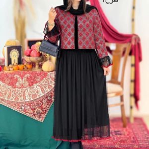 مشخصات کت دامن مجلسی یلدایی