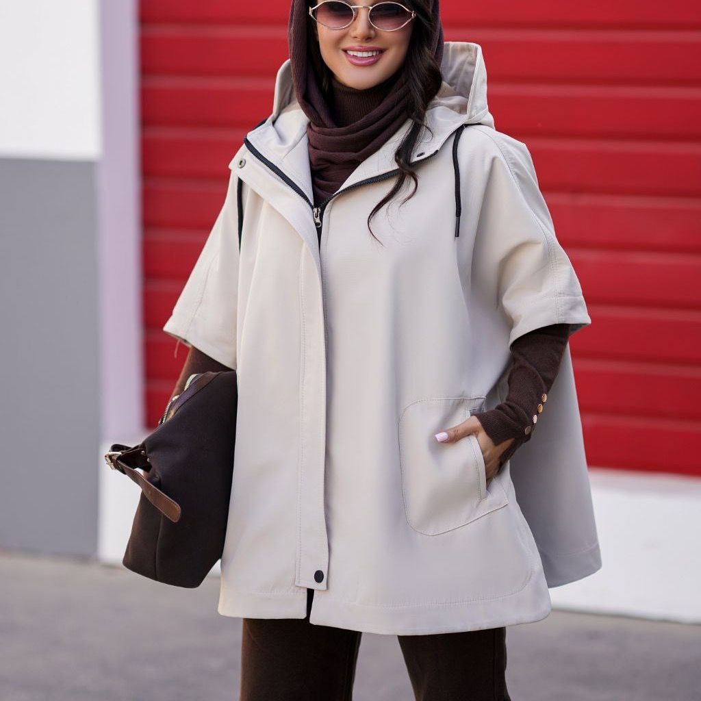 قیمت بارانی وست کلاهدار سانتانا گرم بالا