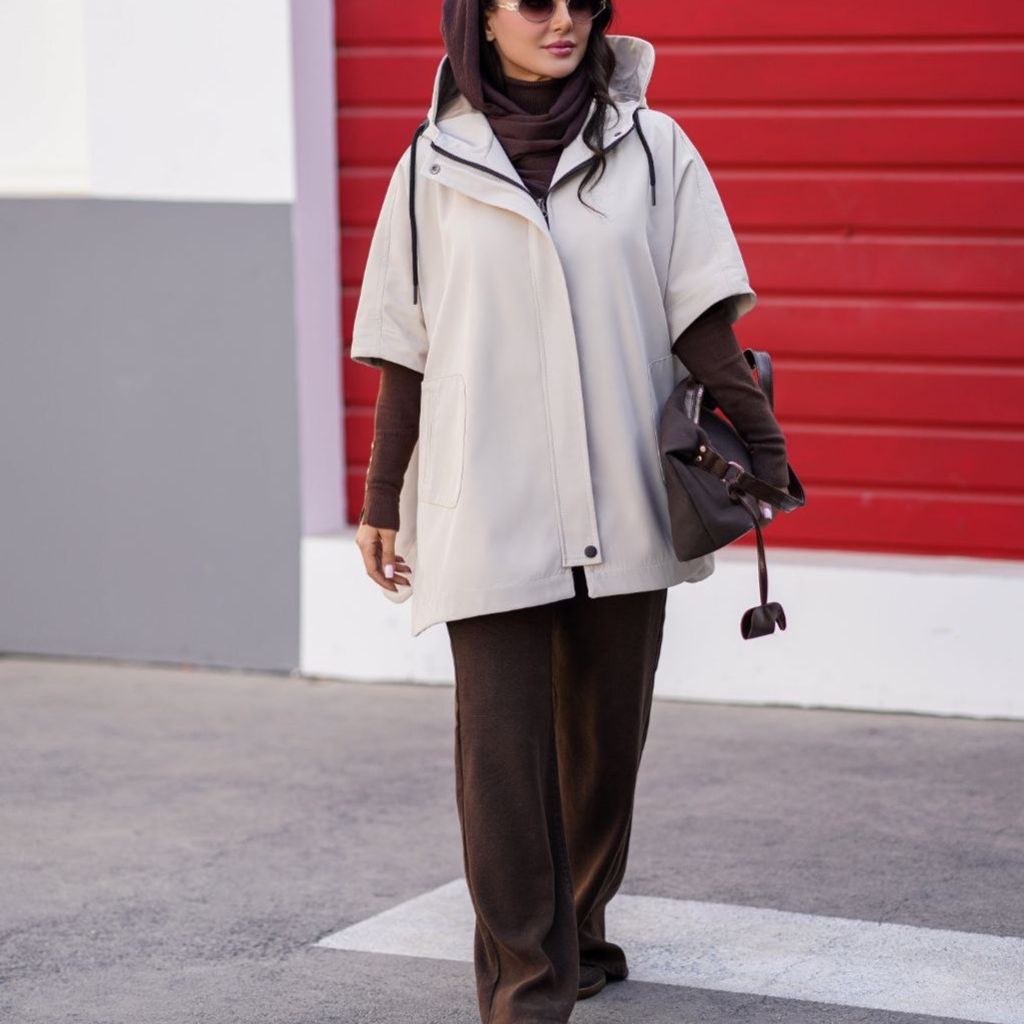 قیمت بارانی وست کلاهدار سانتانا گرم بالا