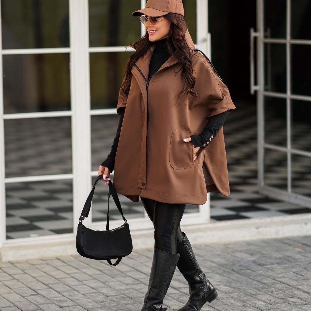 مشخصات بارانی وست کلاهدار سانتانا گرم بالا