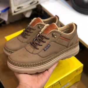 خرید اینترنتی کفش چرم اسپرت مردانه مدل فراز رنگ قهوه ای