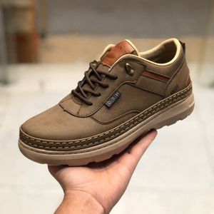 خرید انلاین کفش چرم اسپرت مردانه مدل فراز رنگ قهوه ای