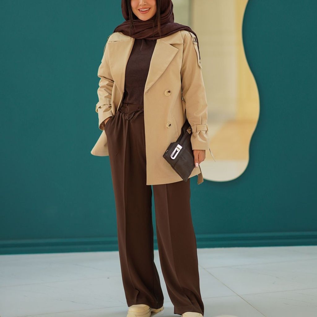 خرید آنلاین بارانی آستردار کتان تی سی درجه یک