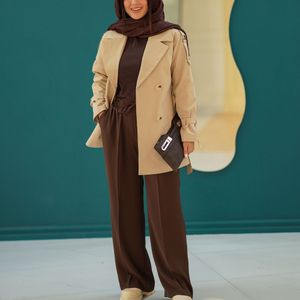 خرید آنلاین بارانی آستردار کتان تی سی درجه یک