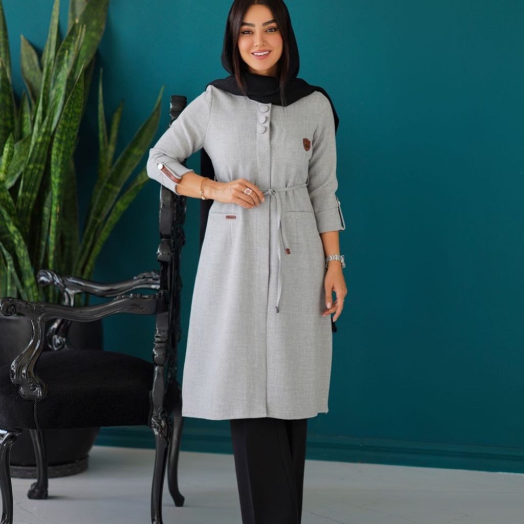 خرید آنلاین مانتو دانشجویی شانتون درجه یک