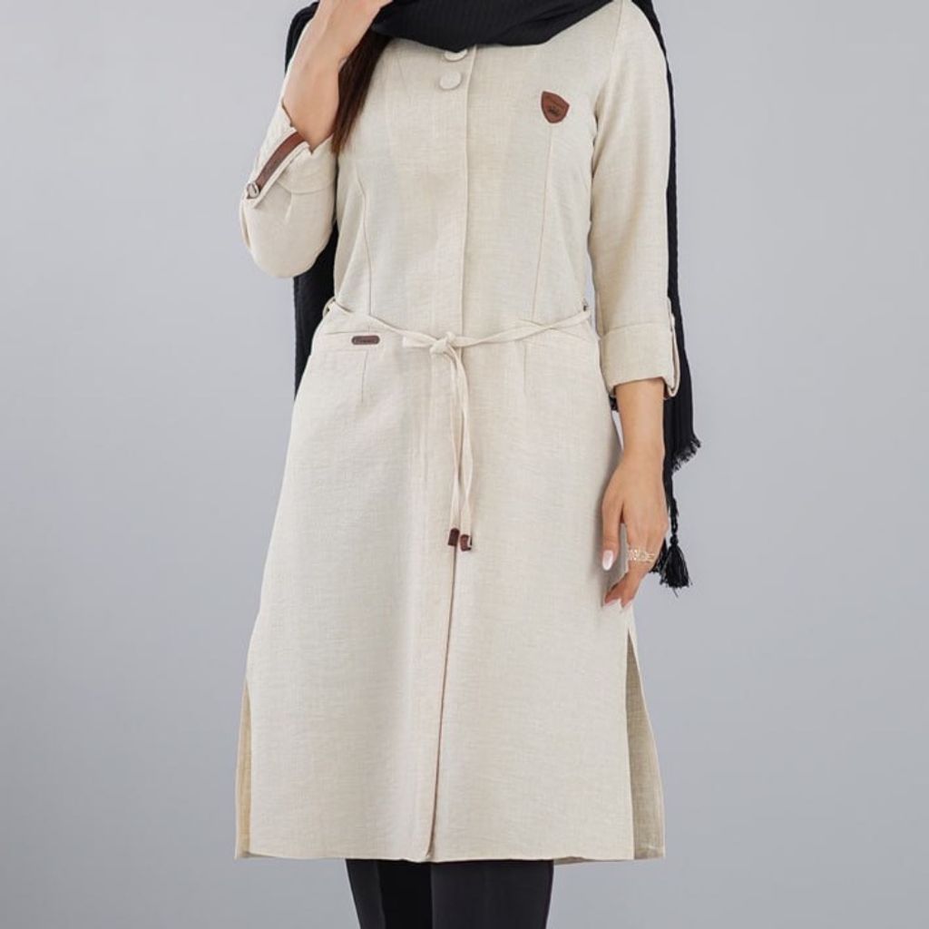 خرید اینترنتی مانتو دانشجویی شانتون درجه یک