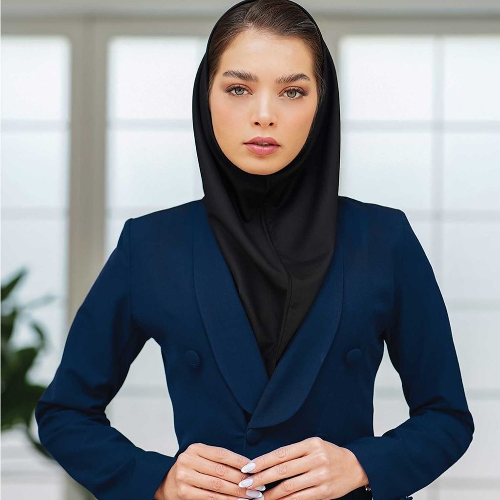 مشخصات مانتو شلوار اداری شاهین دوخت مدل یقه آرشال فیونا کد 4060