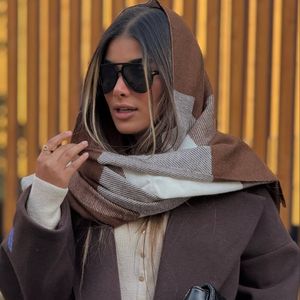 قیمت ارزان شال موهر چهارخونه زمستانه