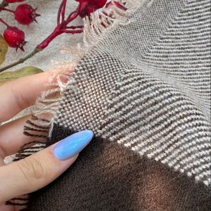 خرید آنلاین شال موهر چهارخونه زمستانه