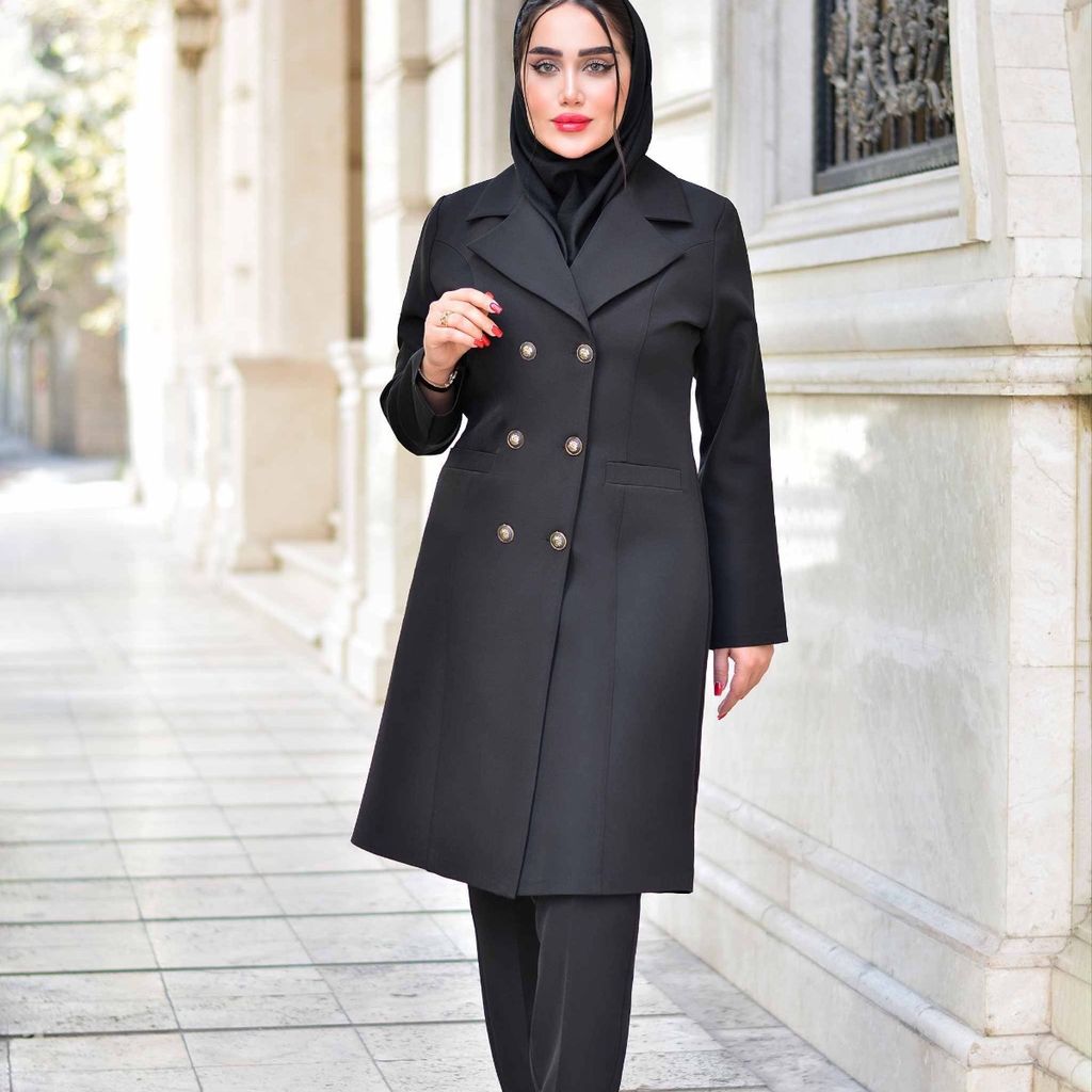 خرید اینترنتی مانتو شلوار اداری زمرد