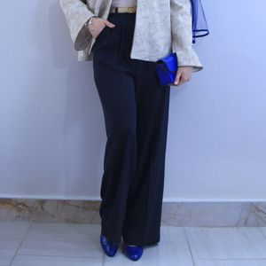 قیمت ارزان شلوار واید پیله دار مرلین