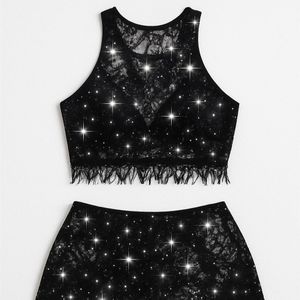 بادی دو تکه تمام نگین