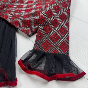 خرید آنلاین کت و دامن مجلسی گل بانو