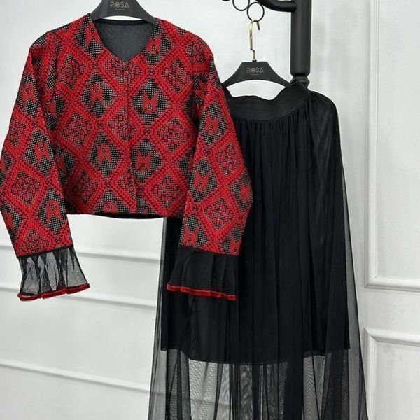 کت و دامن مجلسی گل بانو