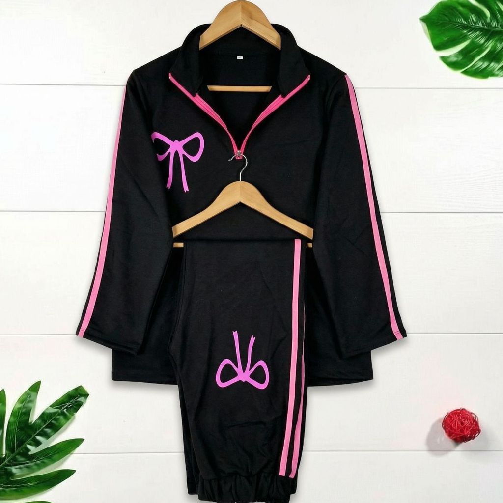 خرید انلاین ست سوییشرت و شلوار پاپیون ساده