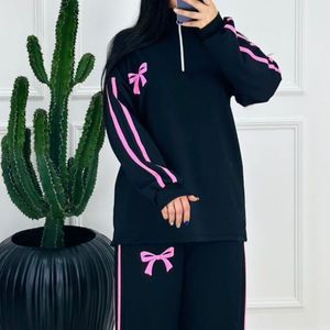 خرید اینترنتی ست سوییشرت و شلوار پاپیون ساده